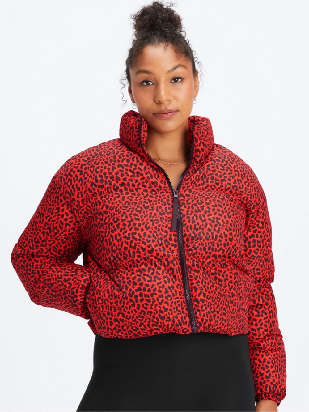 Fabletics wander cropped puffer